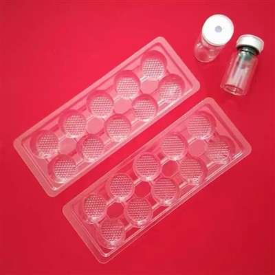 Nozares-Vadošās flakonu plastmasas ieliktņu paplātes: farmaceitiskā iepakojum...