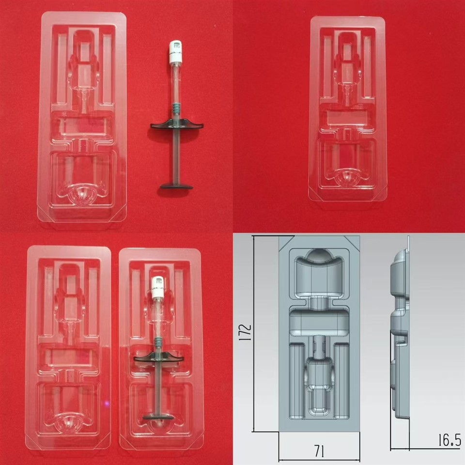 Iepriekš samontēta adatas plastmasas iekšējā paplāte