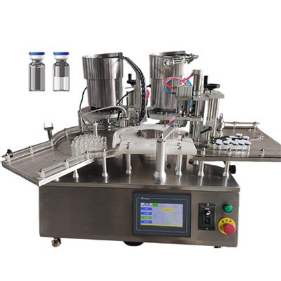 10 ml fliak darbvirsmas pildīšanas un blīvēšanas mašīna