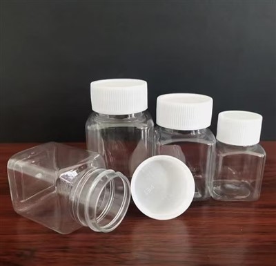 30 ml kvadrātveida plata{1}}mutes PET pudele