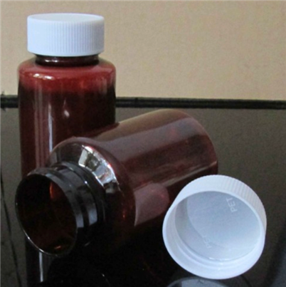 80 ml brūna (tēja - krāsaina) plastmasas pudele